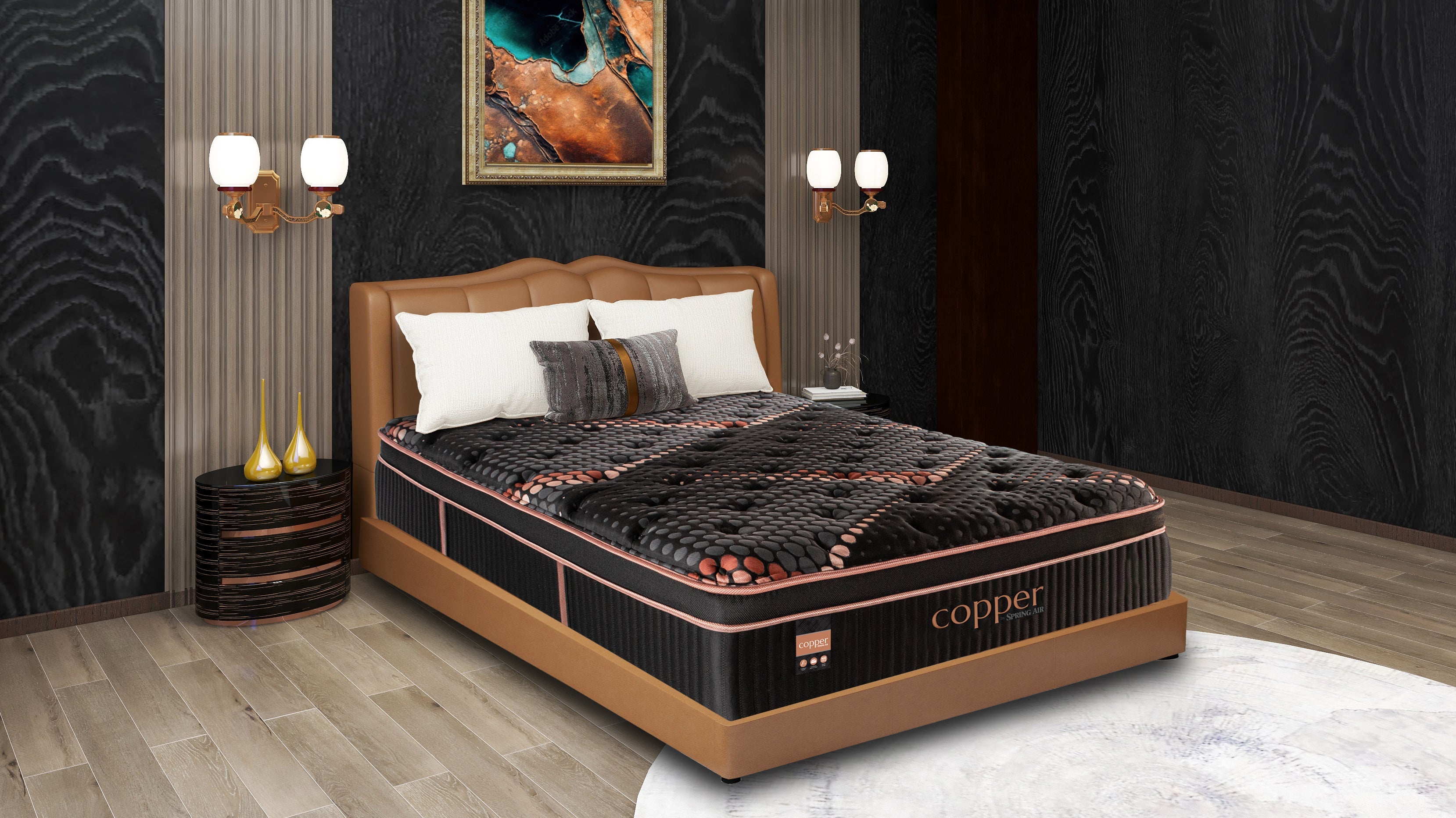 Copper Hybrid Plush Euro Top by Spring Air