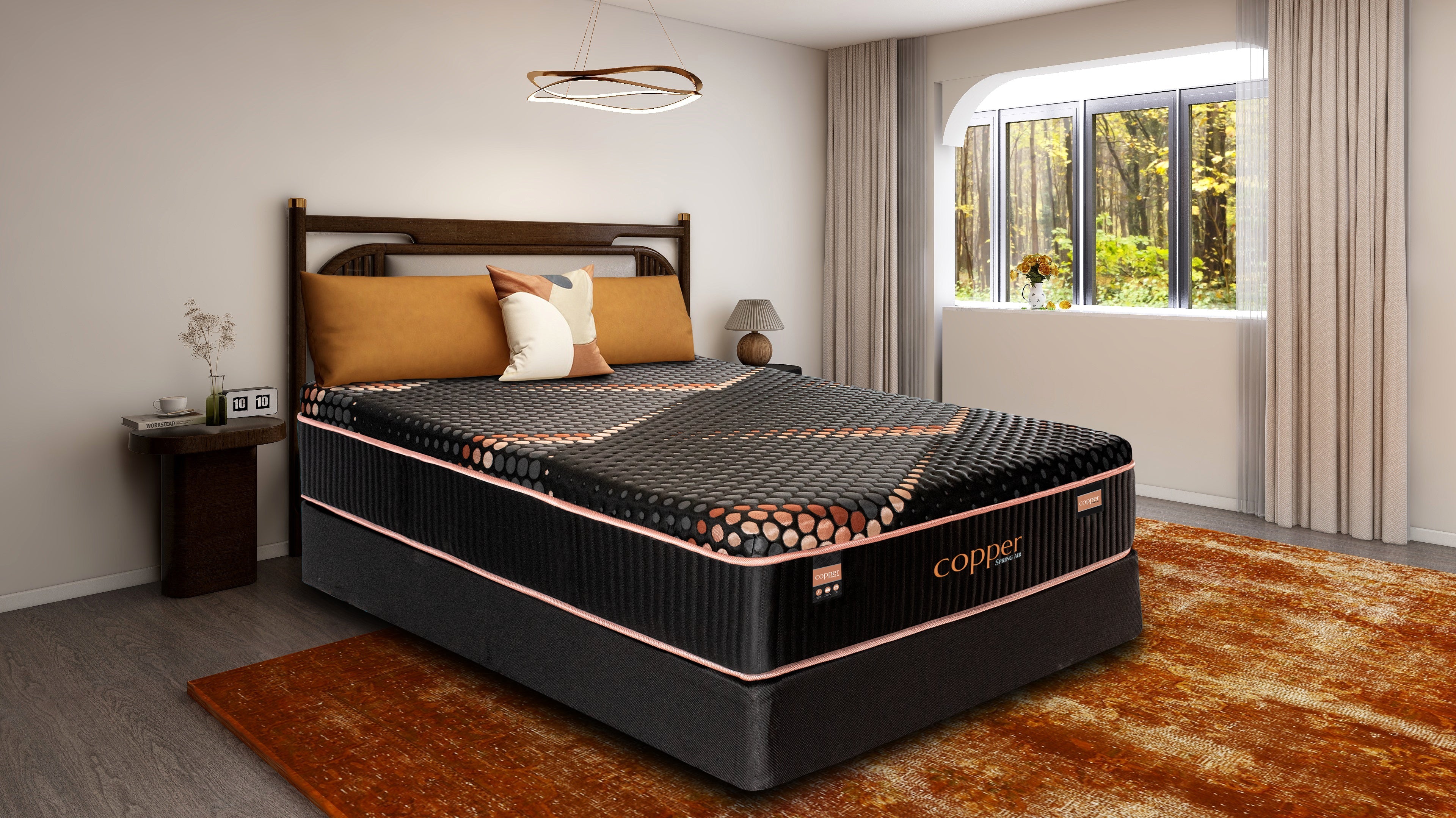 Copper Hybrid Plush Smoothtop by Spring Air