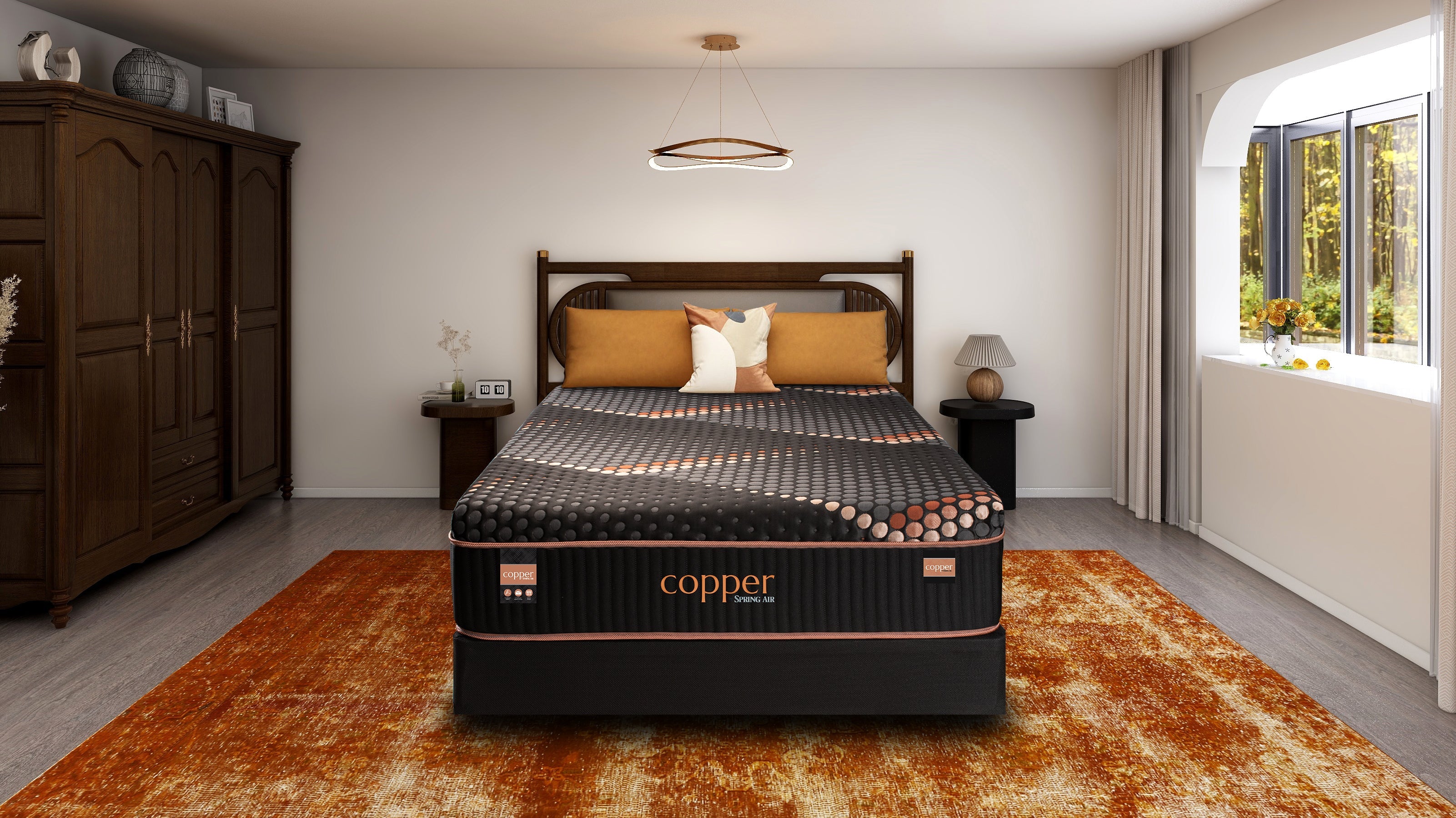 Copper Hybrid Plush Smoothtop by Spring Air